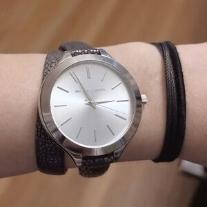 Michael Kors Slim Runway Wrap Around Wrist Watch